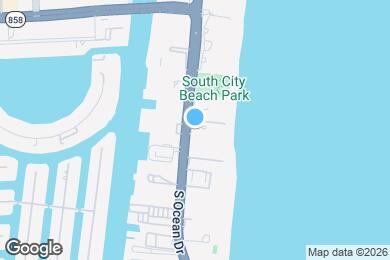 Map image of the property - 1920 S Ocean Dr