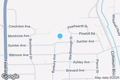 Map image of the property - 2913 Sumter Ave