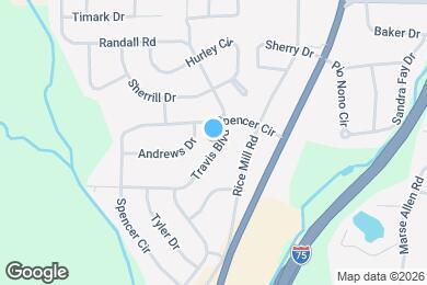 Map image of the property - 3735 Travis Blvd