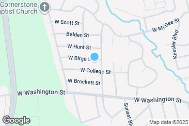 Map image of the property - 1704 W Birge St