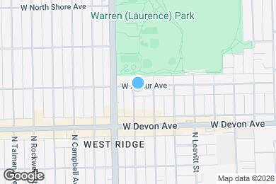 Map image of the property - 2321 W Arthur Ave