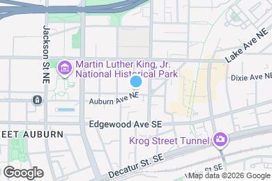 Map image of the property - 568 Auburn Ave NE