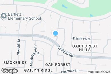 Map image of the property - 3857 Oak Forest Dr