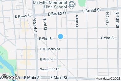 Map image of the property - 407 E Vine St