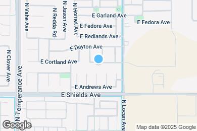 Map image of the property - 7417 E Cortland Ave