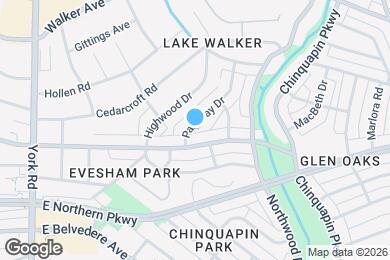 Map image of the property - 6101 Parkway Dr
