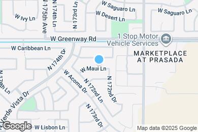 Map image of the property - 17244 W Maui Ln