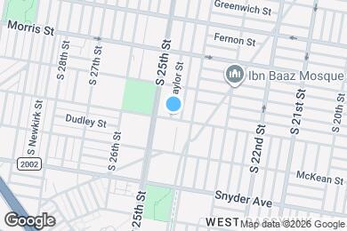 Map image of the property - 1853 S Taylor St