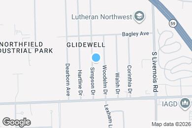 Map image of the property - 2895 Simpson Dr