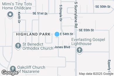 Map image of the property - 5509 S Dimple Dr