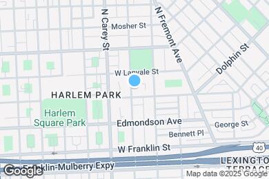 Map image of the property - 711 N Carrollton Ave