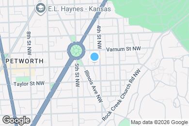 Map image of the property - 409 Upshur St NW