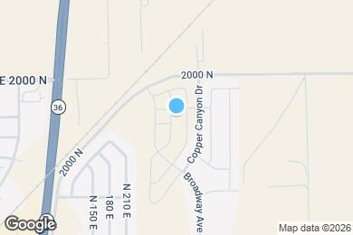 Map image of the property - 1898 N Patchwork Ave