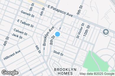 Map image of the property - 800 E Jeffrey St