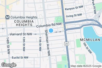 Map image of the property - 772 Harvard St NW