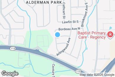 Map image of the property - 8308 Manavista St