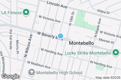 Map image of the property - 1817 W Beverly Blvd