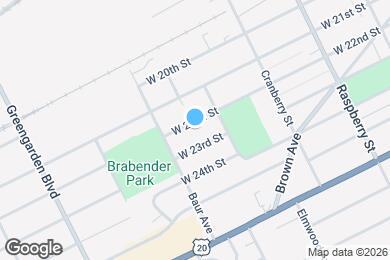 Map image of the property - 1331 W 22nd St