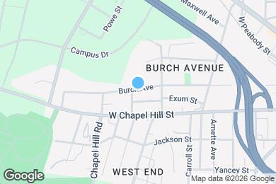 Map image of the property - 917 Burch Ave