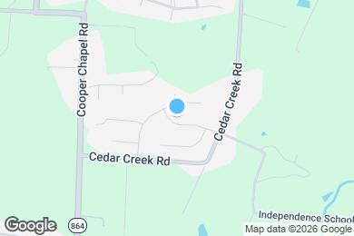 Map image of the property - 8307 Independence School Rd