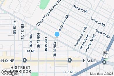 Map image of the property - 1202 Florida Ave NE