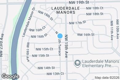 Map image of the property - 1540 NW 15th Ter