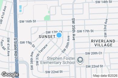 Map image of the property - 1816 SW 37th Ave