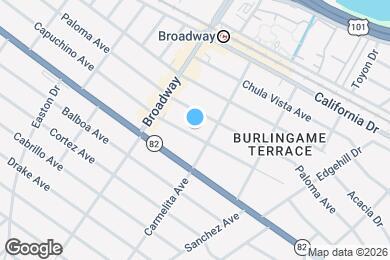 Map image of the property - 1114 Capuchino Ave