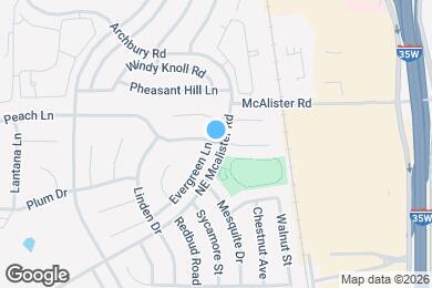 Map image of the property - 908 Evergreen Ln