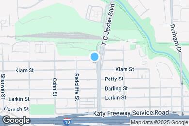 Map image of the property - 543 T C Jester Blvd