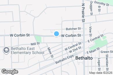 Map image of the property - 319 W Corbin St