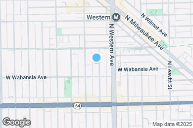 Map image of the property - 1726 N Artesian Ave