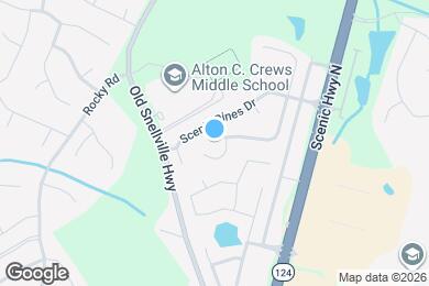 Map image of the property - 1490 Scenic View Trace