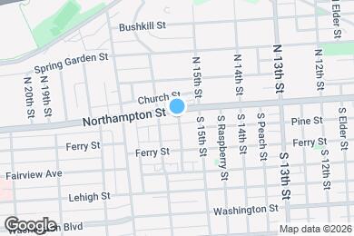 Map image of the property - 1540 Northampton St