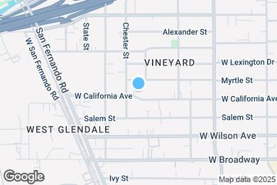 Map image of the property - 657 W California Ave