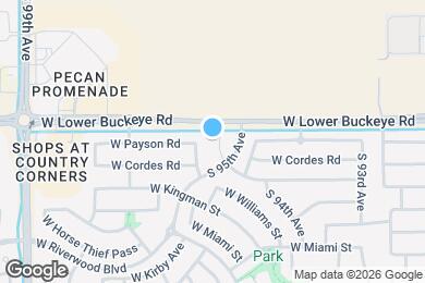 Map image of the property - 2822 S 95th Dr