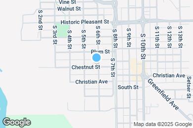 Map image of the property - 598 Chestnut St