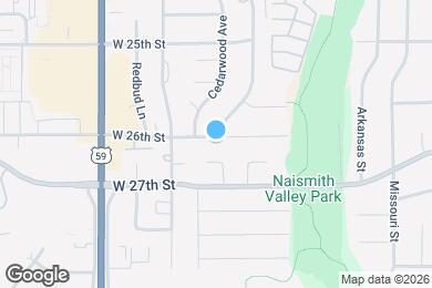 Map image of the property - 1609 W 26th St