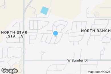 Map image of the property - 9861 N Western Sky Pl