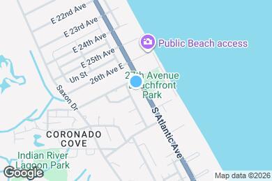 Map image of the property - 3700 S Atlantic Ave