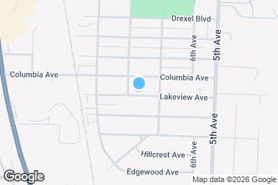 Map image of the property - 720 Lakeview Ave
