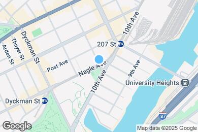 Map image of the property - 518 W 204th St