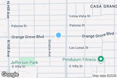 Map image of the property - 1754 E Orange Grove Blvd