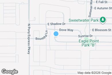 Map image of the property - 3576 N Canary Way