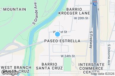 Map image of the property - 920 W Starr Pass Blvd