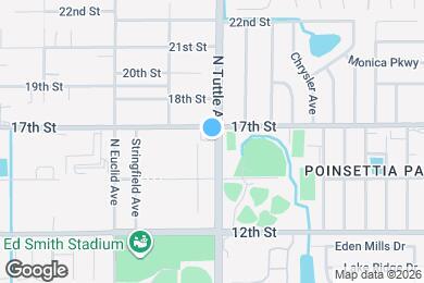 Map image of the property - 1555 N Tuttle Ave