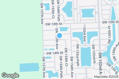 Map image of the property - 15483 SW 12th Ter