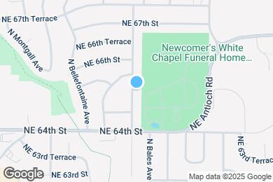 Map image of the property - 6501 N Indiana Ave