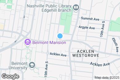 Map image of the property - 1302 Wedgewood Ave
