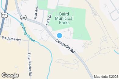Map image of the property - 555 Cainsville Rd